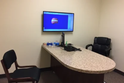 Private dental consultation room